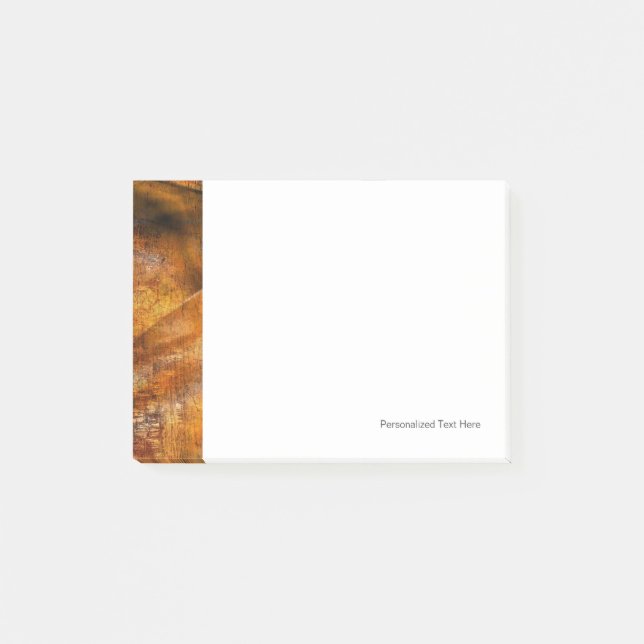 Notas Post-it® fondo artístico abstracto colorido (Anverso)