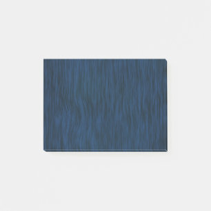 Notas Post-it® Fondo con aspecto de madera rugosa azul profundo