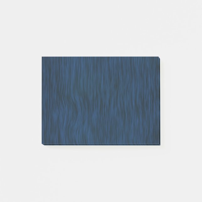 Notas Post-it® Fondo con aspecto de madera rugosa azul profundo (Anverso)