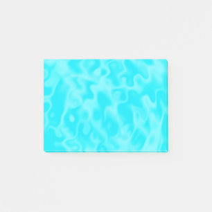 Notas Post-it® Fondo de agua azul Aqua Blanc