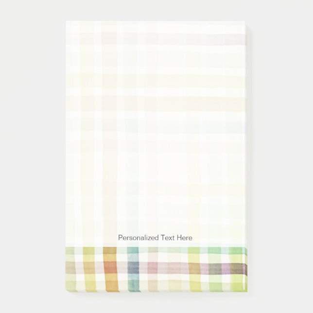 Notas Post-it® Fondo de arte acuarela diseñado, textura 2 (Anverso)