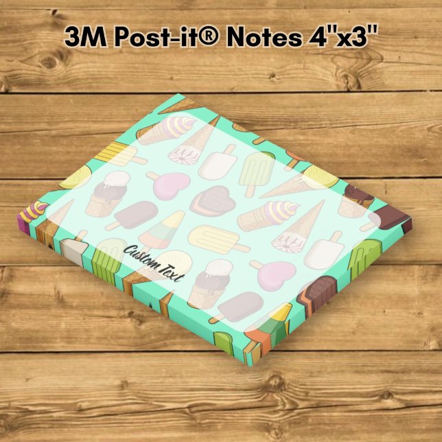 Notas Post-it® Fondo de helado (Subido por el creador)