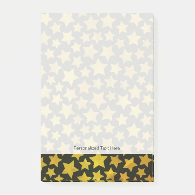 Notas Post-it® Fondo de la estrella (Anverso)