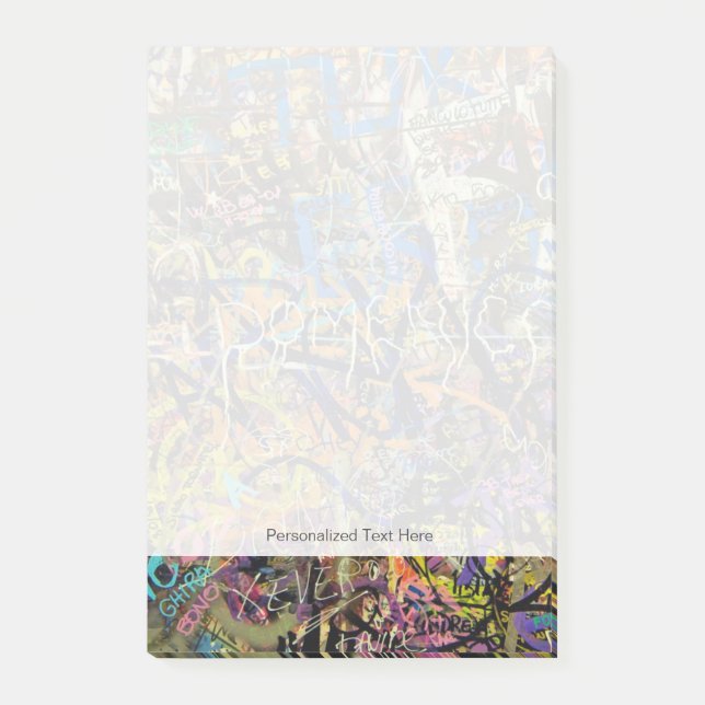 Notas Post-it® Fondo de la pintada (Anverso)