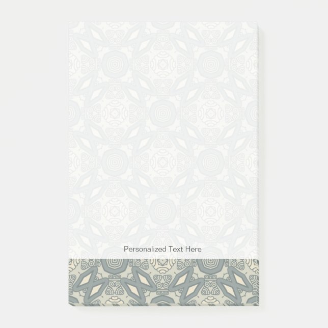 Notas Post-it® Fondo de patrón retro coloreado 5 (Anverso)