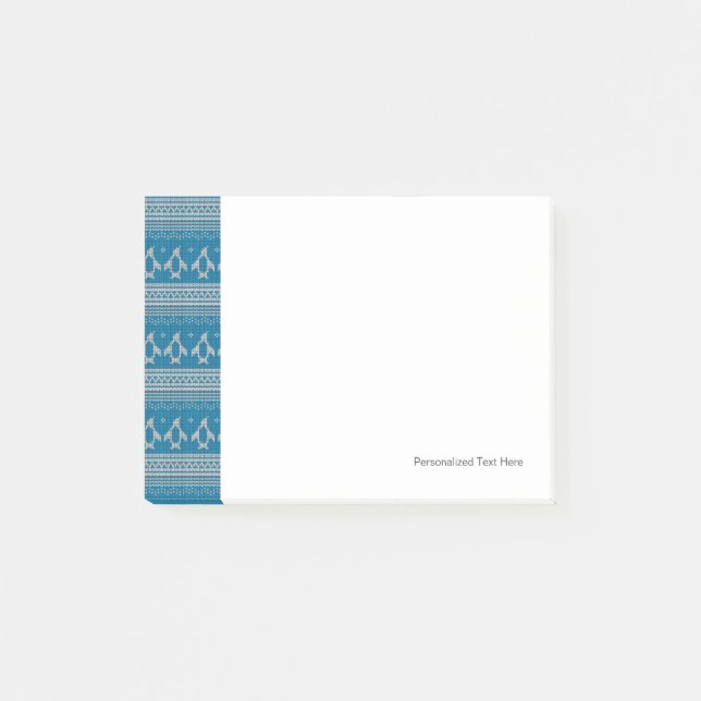 Notas Post-it® Fondo de punto azul (Anverso)