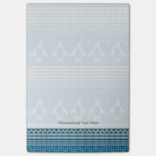 Notas Post-it® Fondo de punto azul