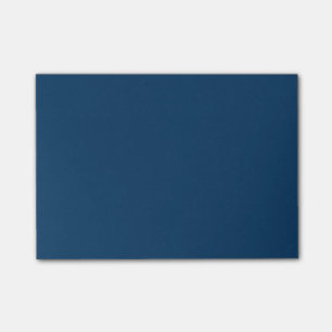 Notas Post-it® Fondo de tendencia de color de acero azul profundo