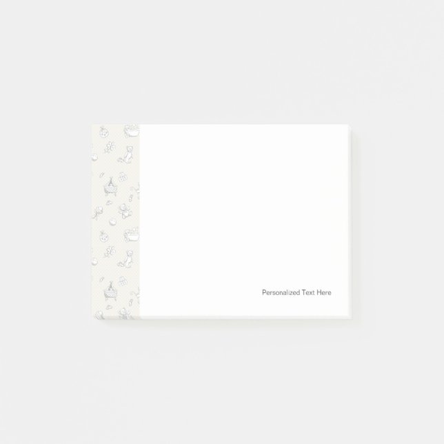 Notas Post-it® Fondo del bebé (Anverso)