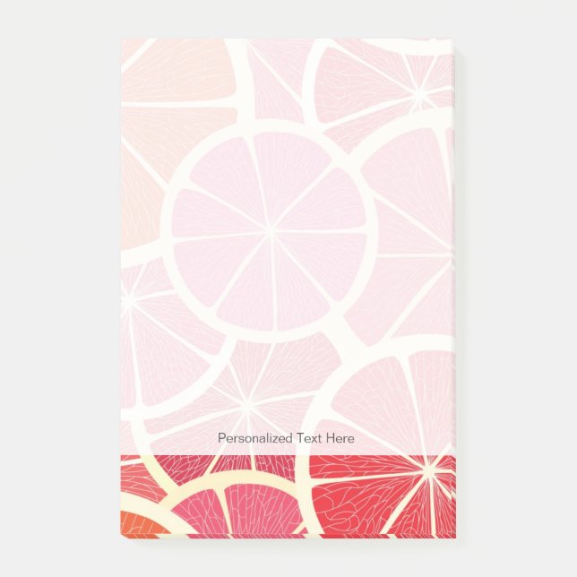 Notas Post-it® Fondo del vintage del pomelo (Anverso)