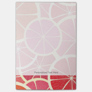 Notas Post-it® Fondo del vintage del pomelo