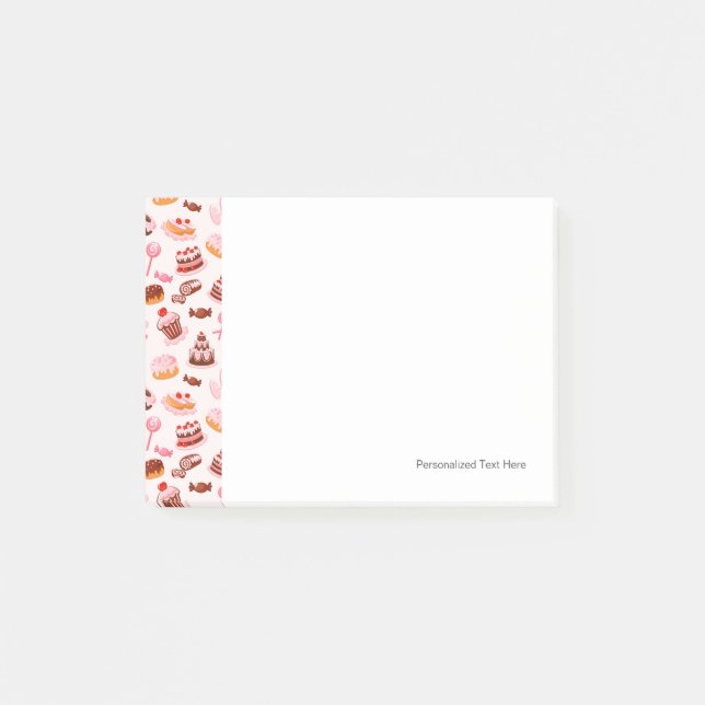 Notas Post-it® Fondo dulce (Anverso)