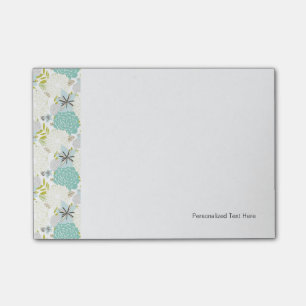 Notas Post-it® Fondo floral
