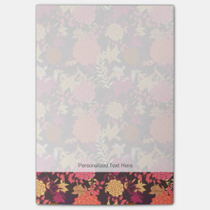 Notas Post-it® Fondo floral 2
