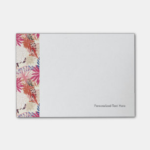 Notas Post-it® Fondo floral 3