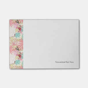 Notas Post-it® Fondo floral 4