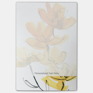 Notas Post-it® Fondo floral abstracto