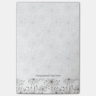 Notas Post-it® Fondo floral retro