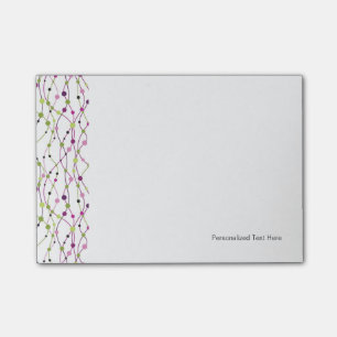 Notas Post-it® Fondo multicolor del punto