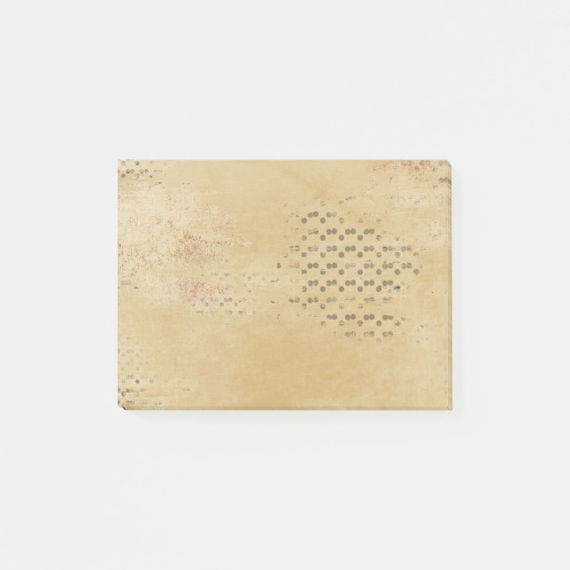 Notas Post-it® Fondo rasgado puntos negros del collage del papel (Anverso)