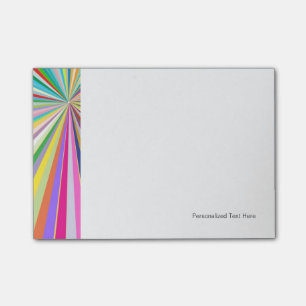 Notas Post-it® Fondo rayado fresco
