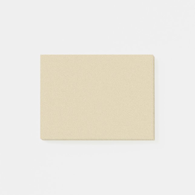 Notas Post-it® Fondo suave de arena natural (Anverso)