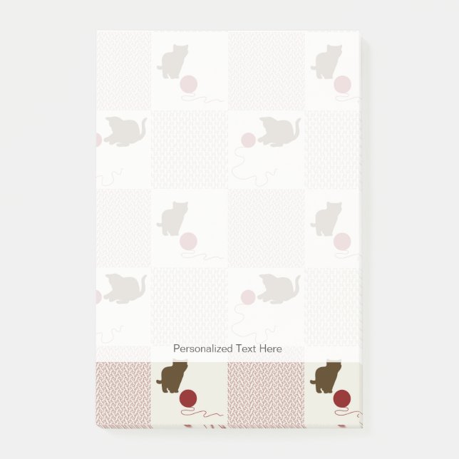 Notas Post-it® Fondos para gatitos (Anverso)