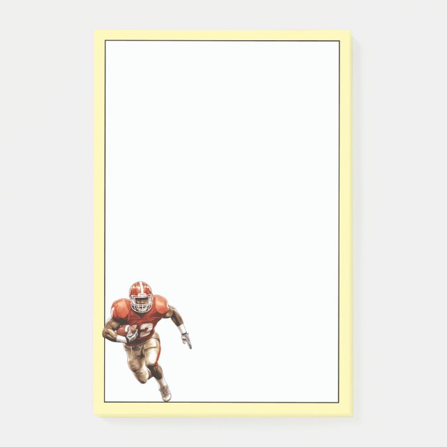 Notas Post-it® Football  (Anverso)