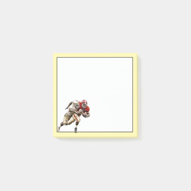Notas Post-it® Football Players (Anverso)