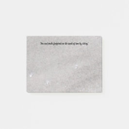 Notas Post-it® Footprints On the Sand Post it Notes