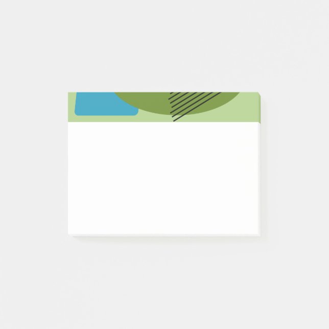 Notas Post-it® Formas abstractas (Anverso)