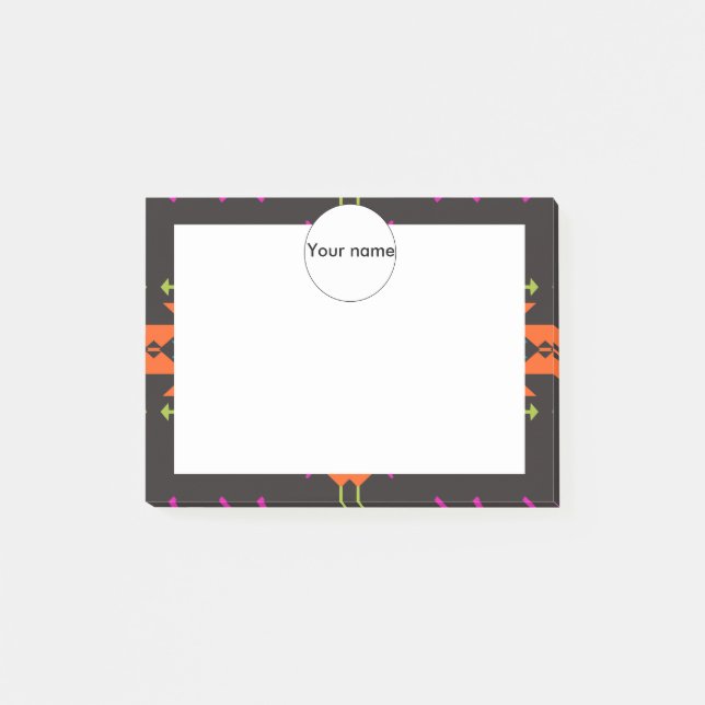 Notas Post-it® Formas en un fondo negro 54rt (Anverso)