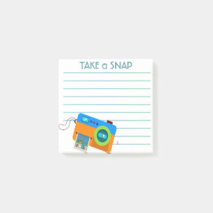Notas Post-it® Foto de cámara tomada con un diseño de ajuste