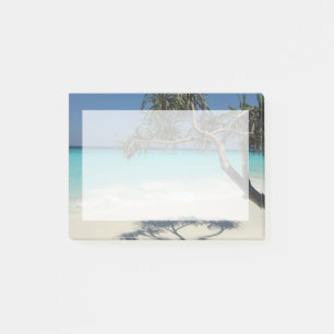 Notas Post-it® Foto de escena de la playa del Océano Azul tropica