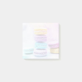 Notas Post-it® Foto de los coloridos Macarones Deliciosos
