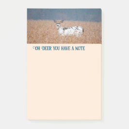 Notas Post-it® Foto de Piebald Deer