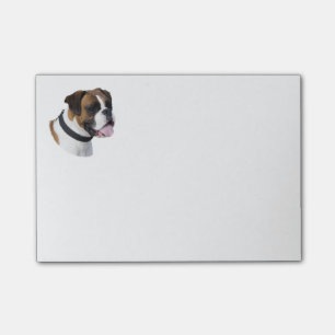 Notas Post-it® Foto del retrato del perro del boxeador