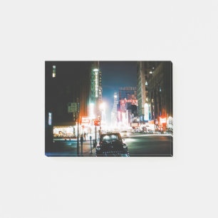 NOTAS POST-IT® FOTO NOCTURNA DE LA CIUDAD DE NUEVA YORK TIMES SQU