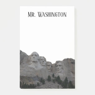Notas Post-it® Foto personalizada del monte Rushmore