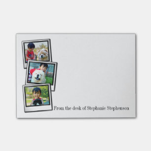Notas Post-it® foto personalizada marco inmediato 3-Photo