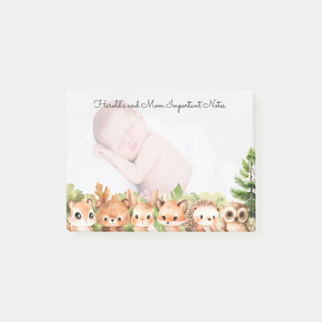 Notas Post-it® Foto personalizada moderna (Anverso)