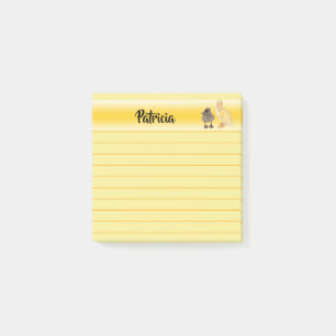 Notas Post-it® Fotografía adorable de los anadones alineada