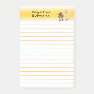 Notas Post-it® Fotografía adorable de los anadones alineada