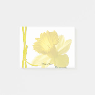 Notas Post-it® Fotografía floral amarillo Daffodil