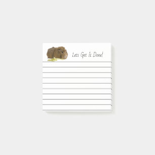 Notas Post-it® Fotografía linda del mascota del conejillo de