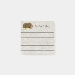 Notas Post-it® Fotografía linda del mascota del conejillo de