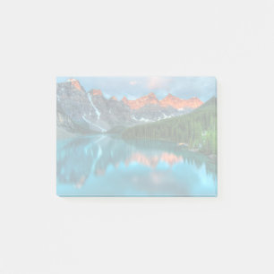 Notas Post-it® Fotografía paisajística de Montaña y Lago Escénico