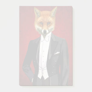 Notas Post-it® Fox En Demanda De Noche, Retrato