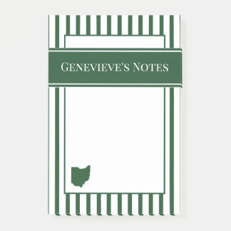 Notas Post-it® Frania Verde de Ohio