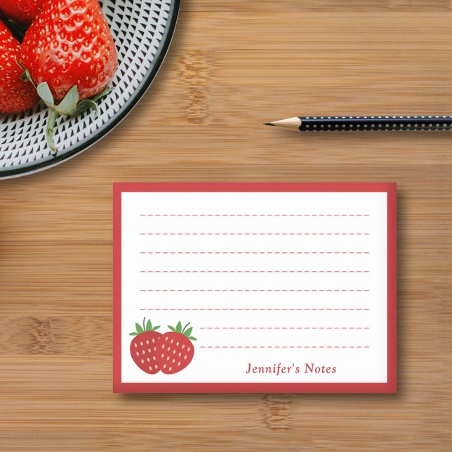 Notas Post-it® Fresa (Strawberry Post-it Notes)